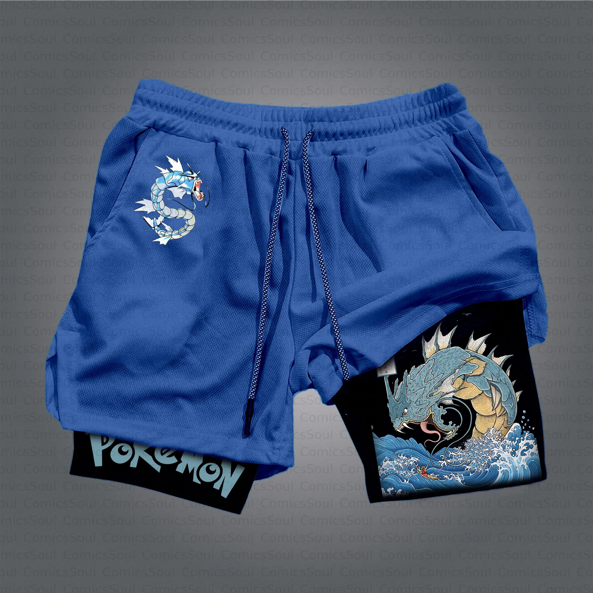 PKM-Unisex Casual Anime Style Shorts