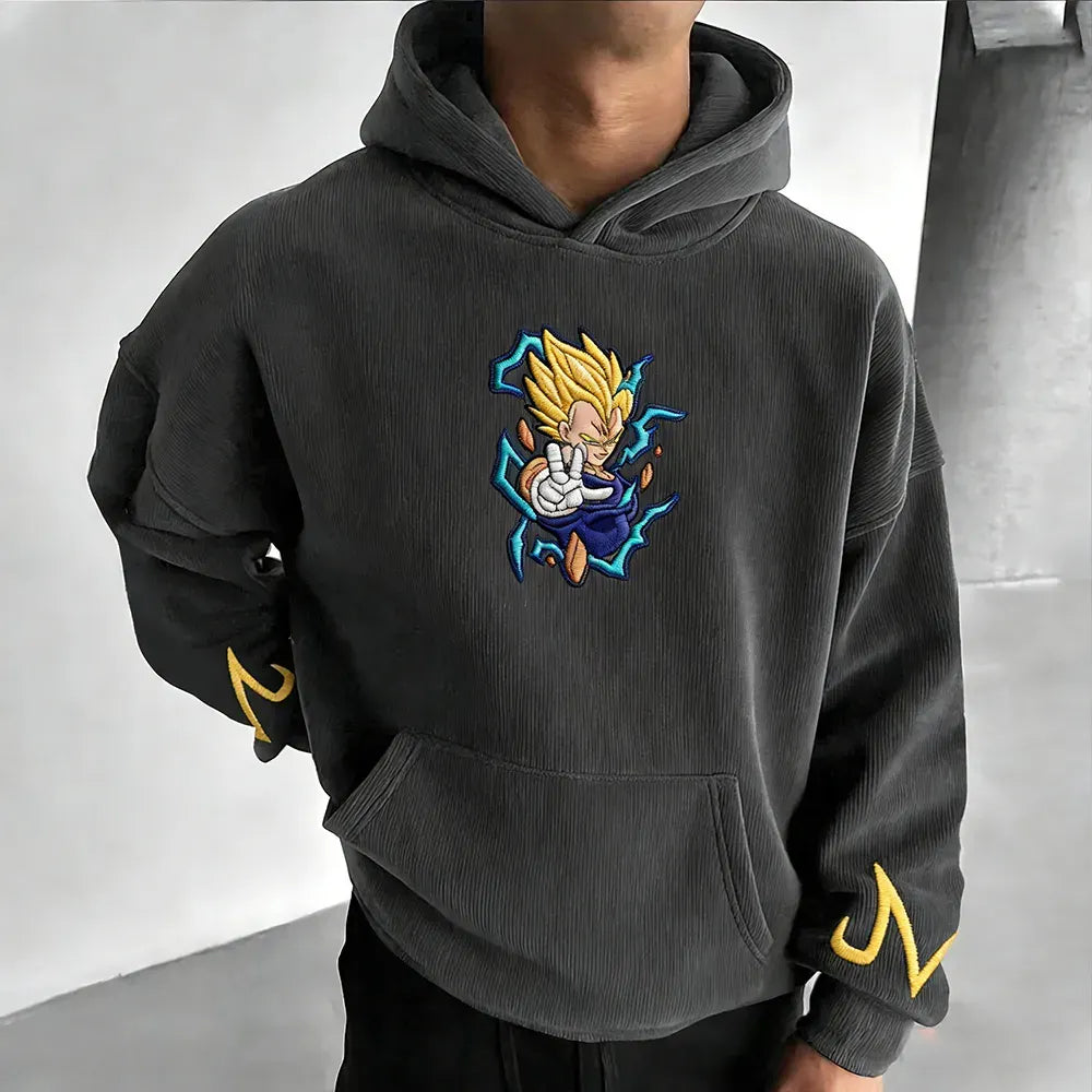 Dragon Ball Color Blocked Plush Hoodie