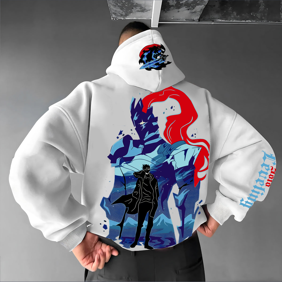 SL-Unisex  ' '  Anime Graphic Streetwear Vintage Hoodie