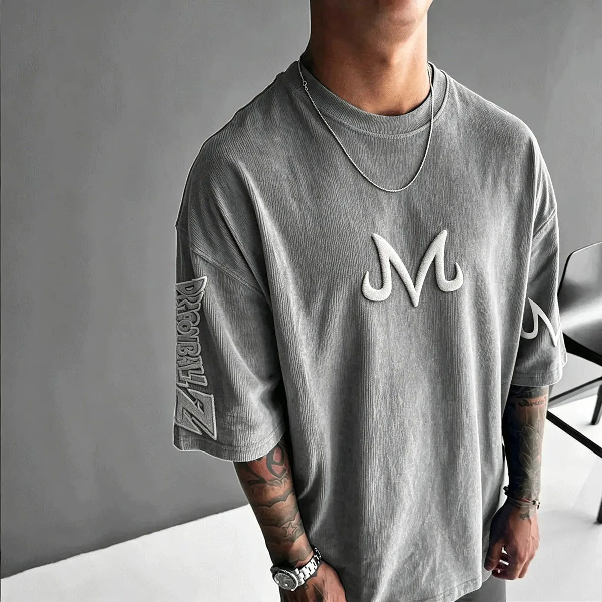 Dragon Ball Unisex Anime Inspired Vintage Corduroy T-Shirt