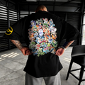 PKM-Unisex Anime Inspired Vintage T-Shirt