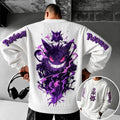 Pokémon Unisex Anime-print Crewneck Sweatshirt