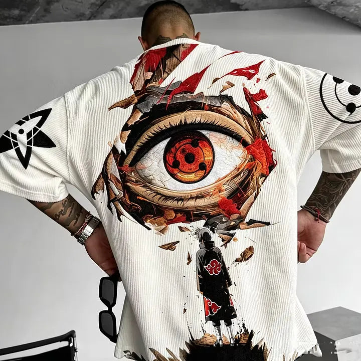 NINDO Anime Vintage Corduroy T-Shirt