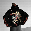 PKM-Unisex Anime Inspired Vintage Plush Hoodie