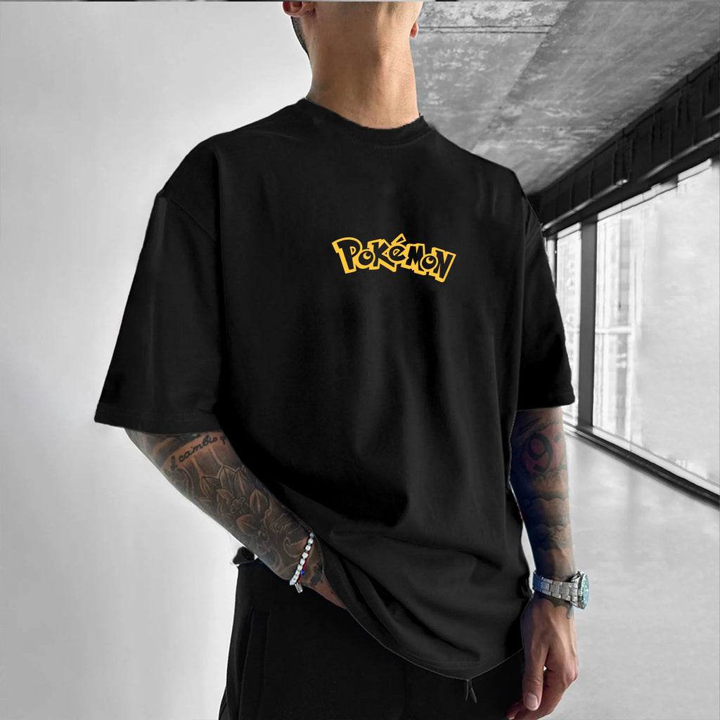 PKM-Unisex Anime Inspired Vintage T-Shirt