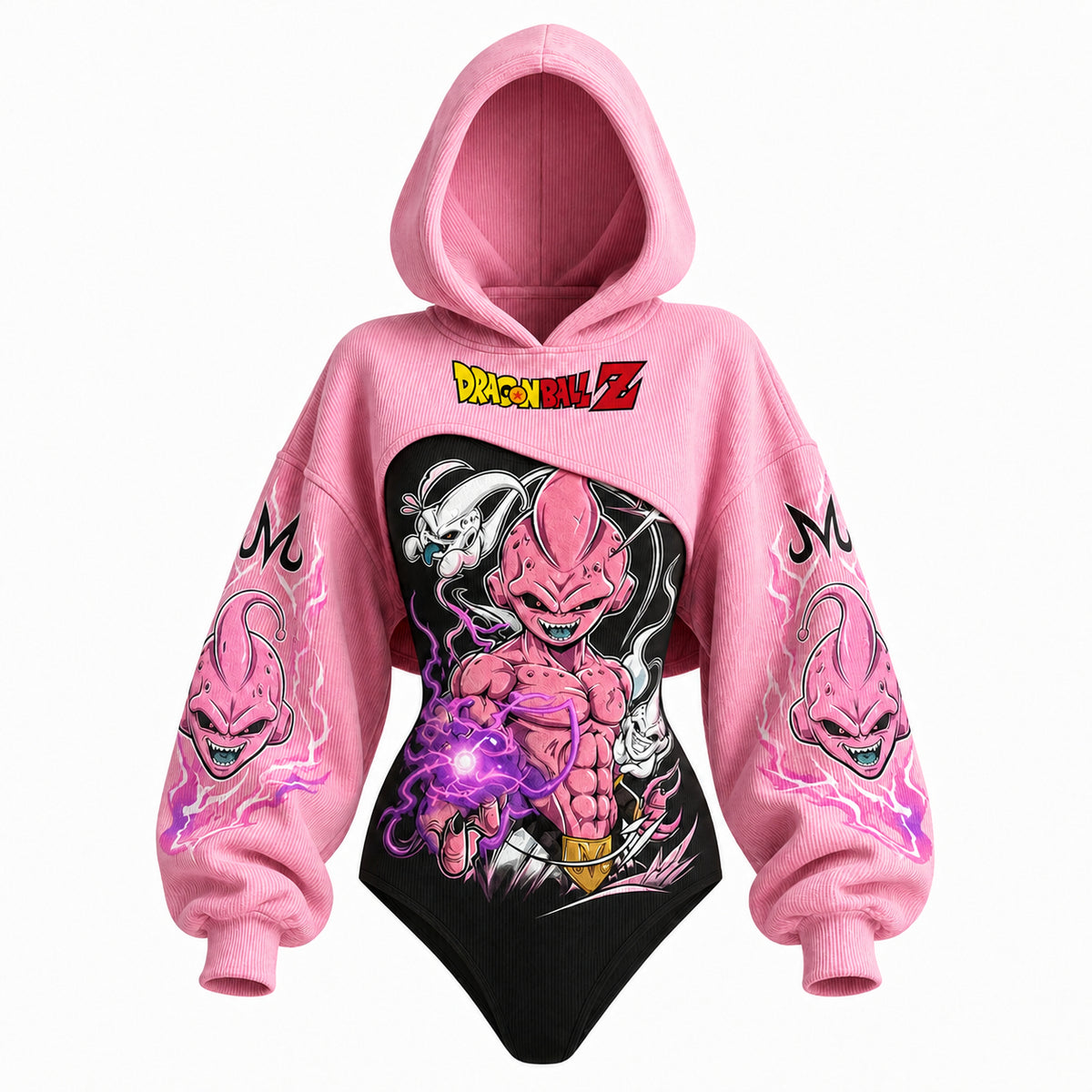Dragon Ball Women's Anime-Print Hooded Romper Set