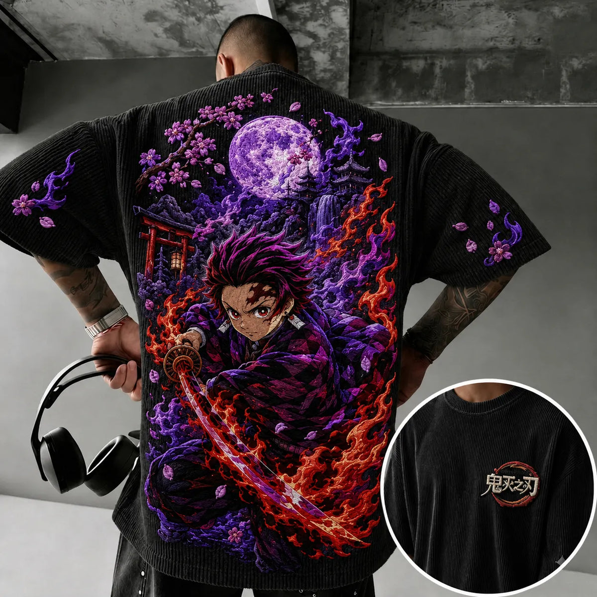 KNY Vintage Anime Print T-shirt