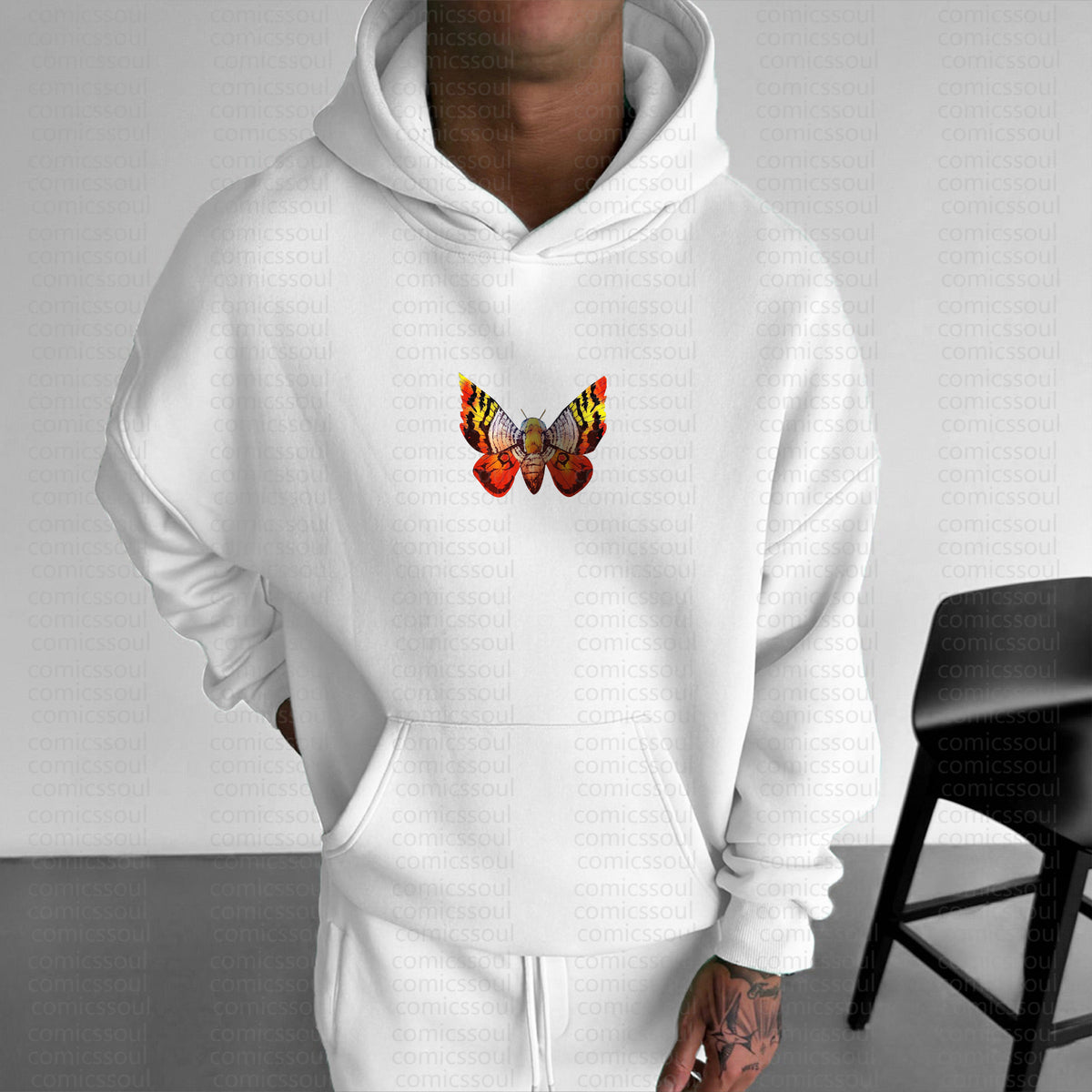 PKM-Unisex Anime Graphic Streetwear Vintage Hoodie