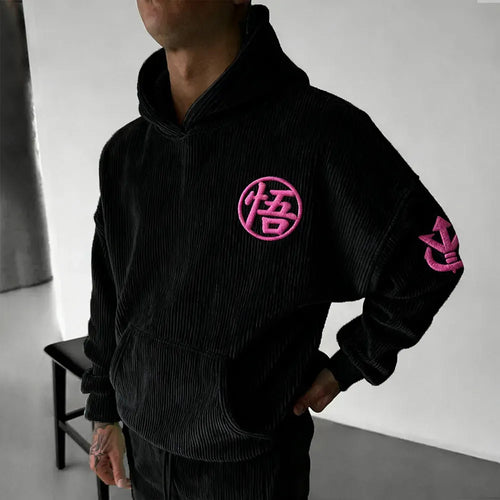 Dragon Ball Color Blocked Plush Hoodie