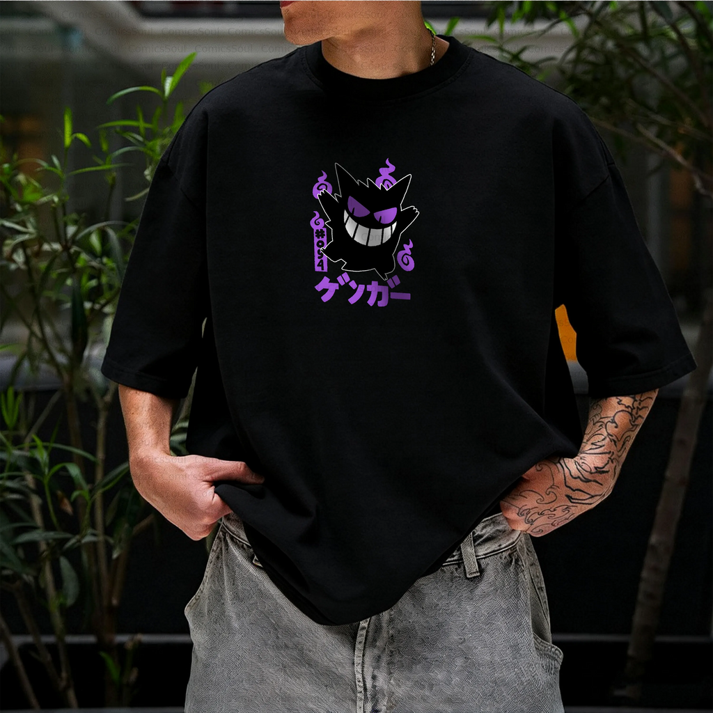 PKM-Unisex Anime Inspired Vintage T-Shirt