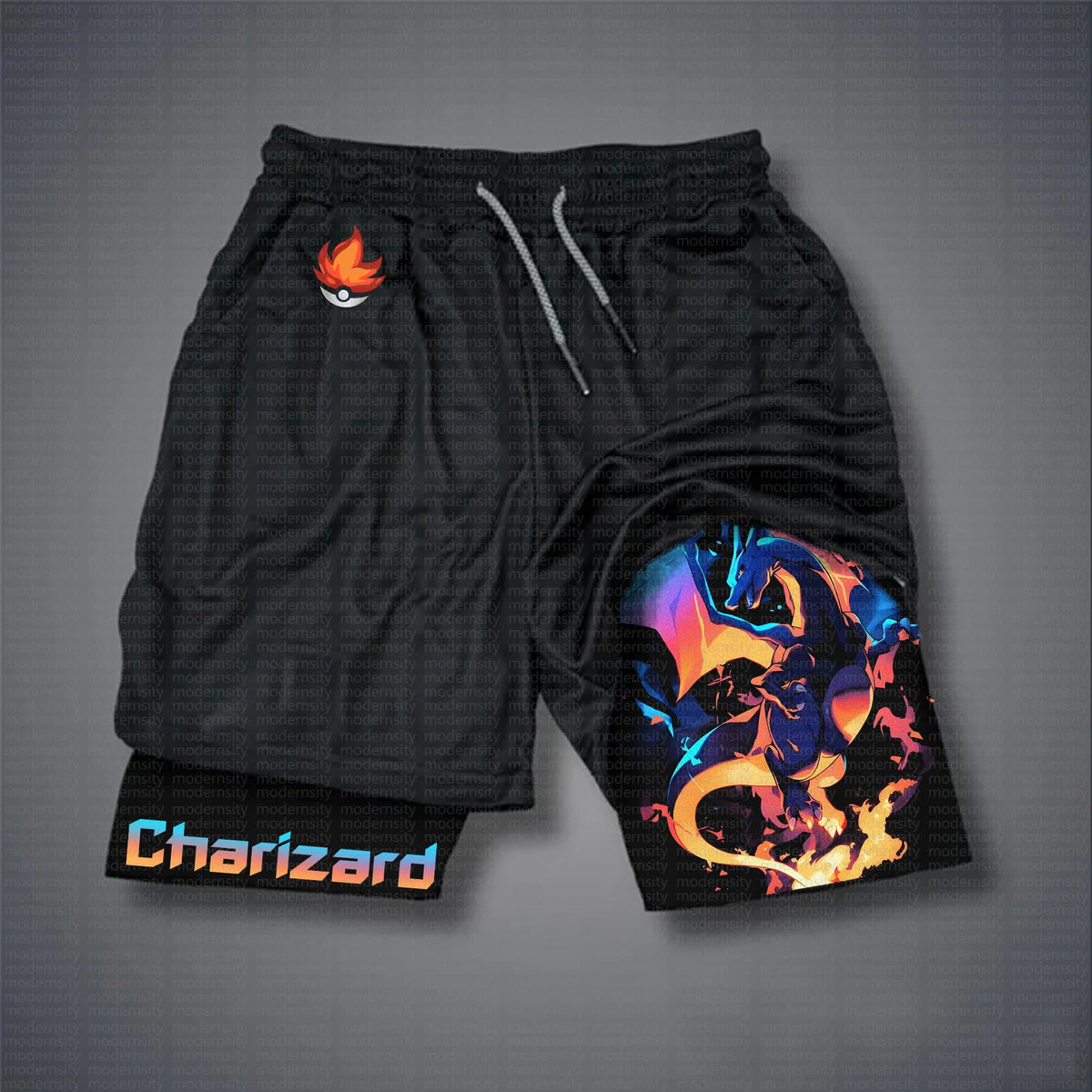 PKM-Unisex Casual Anime Streetwear Shorts