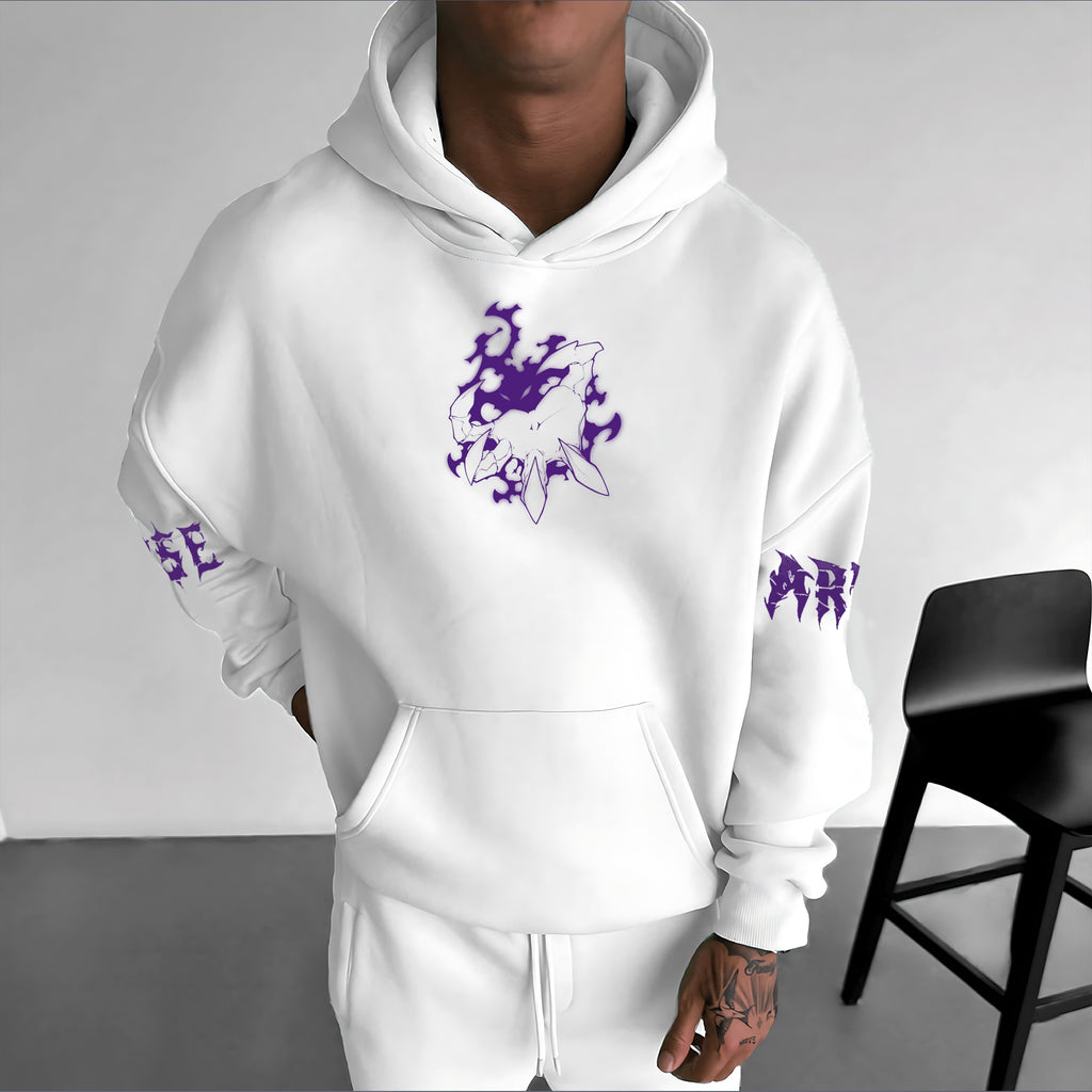 SL-Unisex Anime Graphic Streetwear Vintage Hoodie