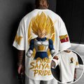 Dragon Ball Unisex Short-Sleeve Corduroy T-Shirt With Anime Print