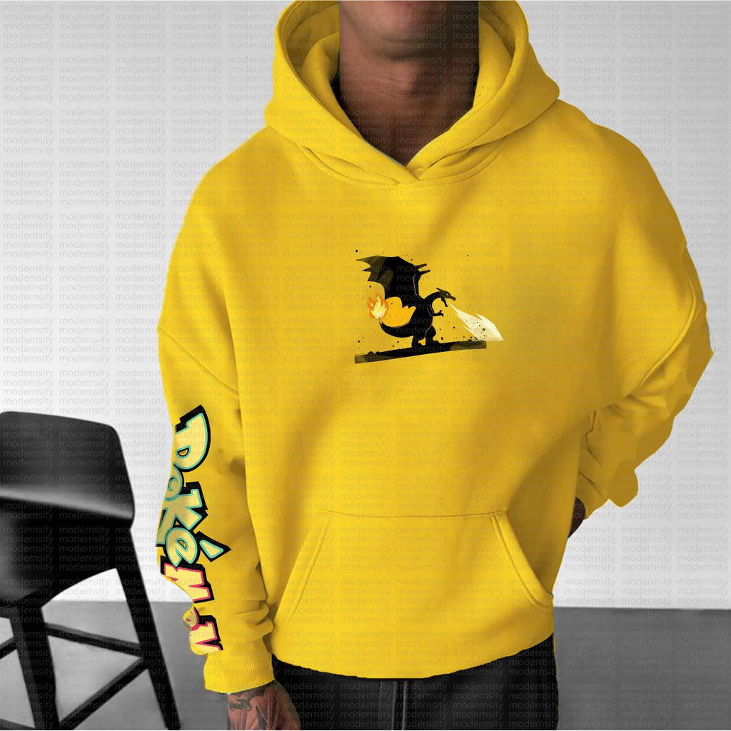 PKM-Unisex Anime Graphic Streetwear Vintage Hoodie