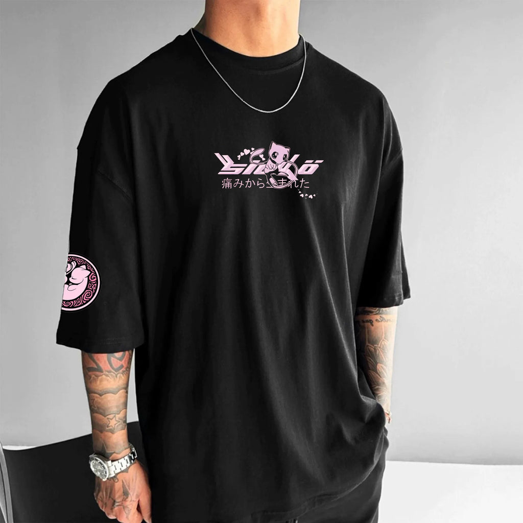 PKM-Unisex Anime Inspired Vintage T-Shirt