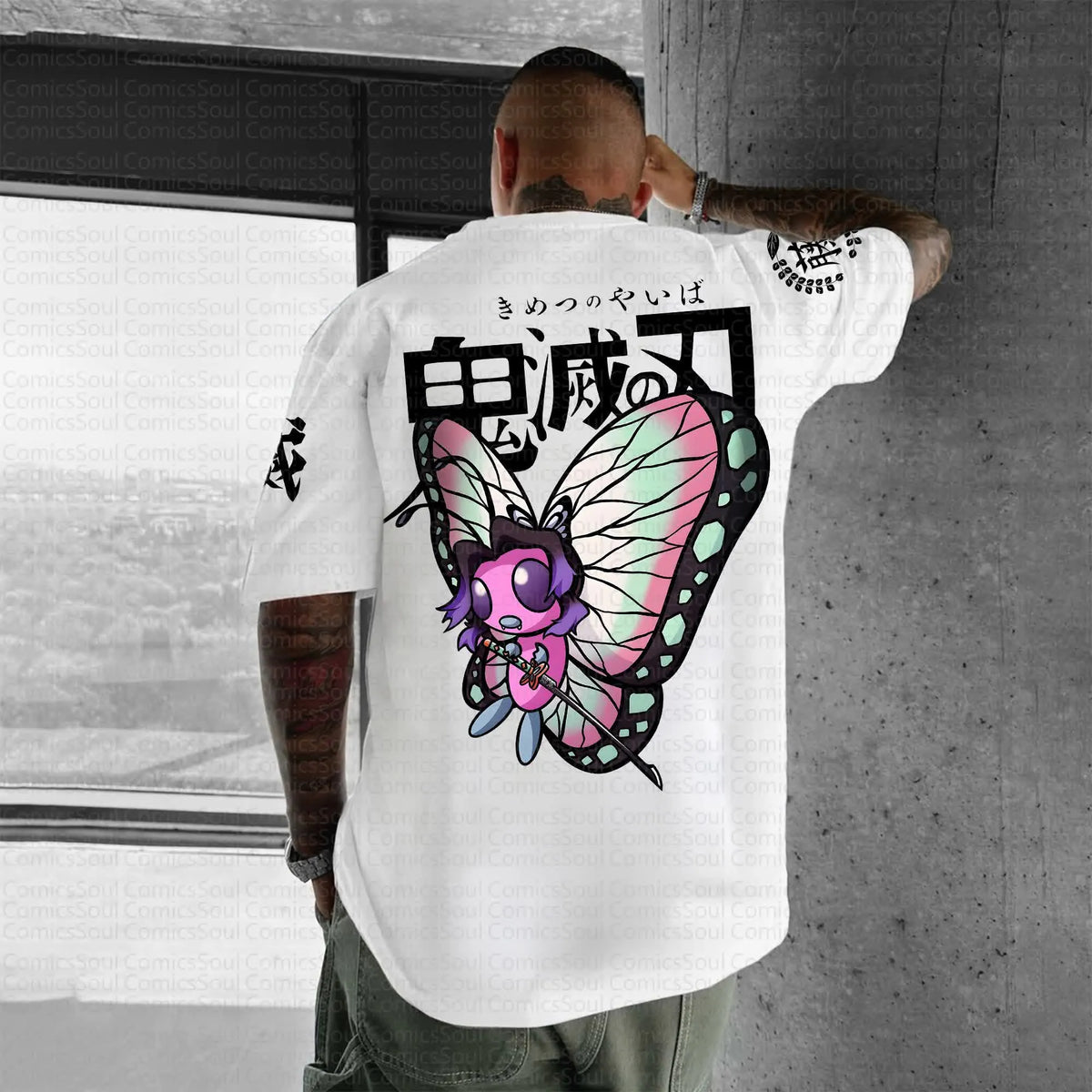 PKM-Unisex Anime Inspired Vintage T-Shirt