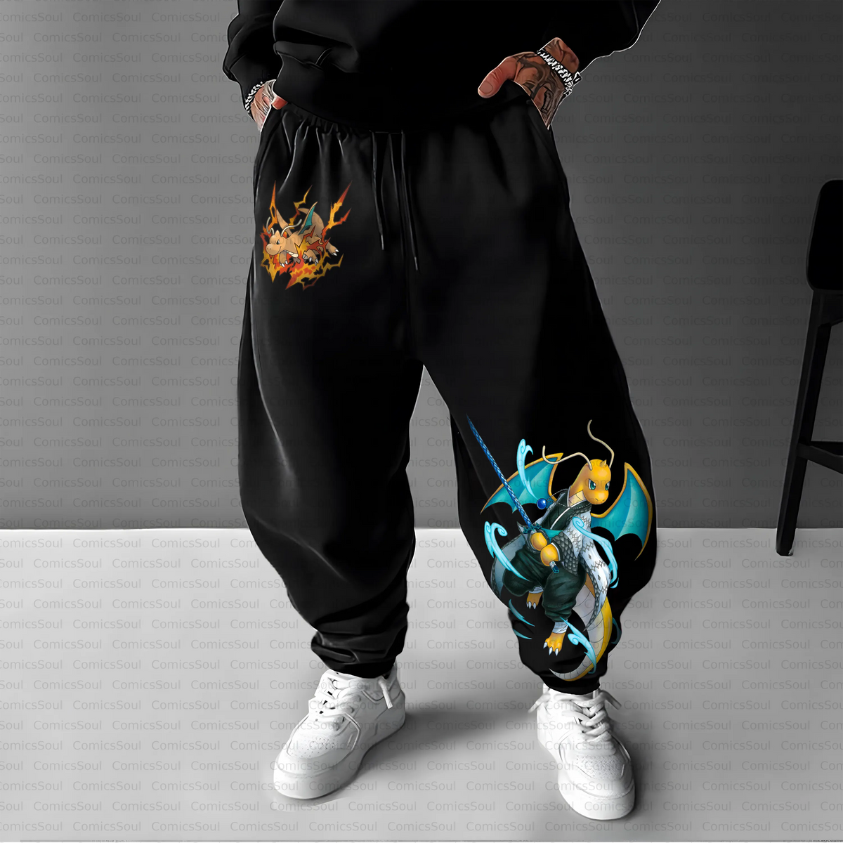 PKM-Unisex Casual Anime Streetwear Pant