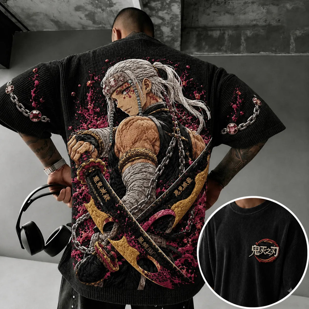 KNY Vintage Anime Print T-shirt