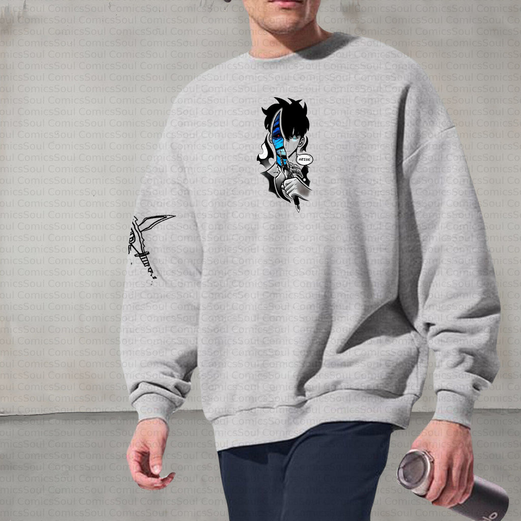 SL-Plus Velvet Unisex Anime Inspired Vintage Sweatshirt