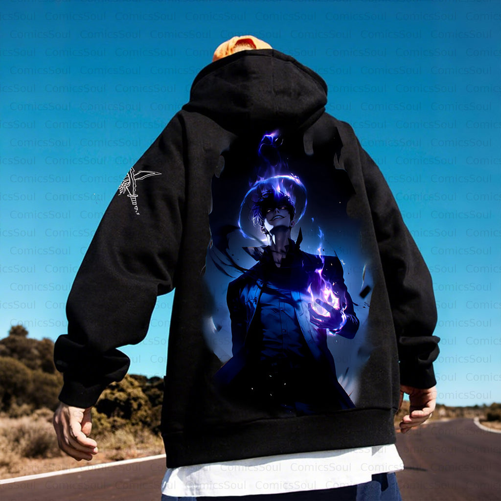 SL-Unisex Anime Inspired Vintage Plush Hoodie