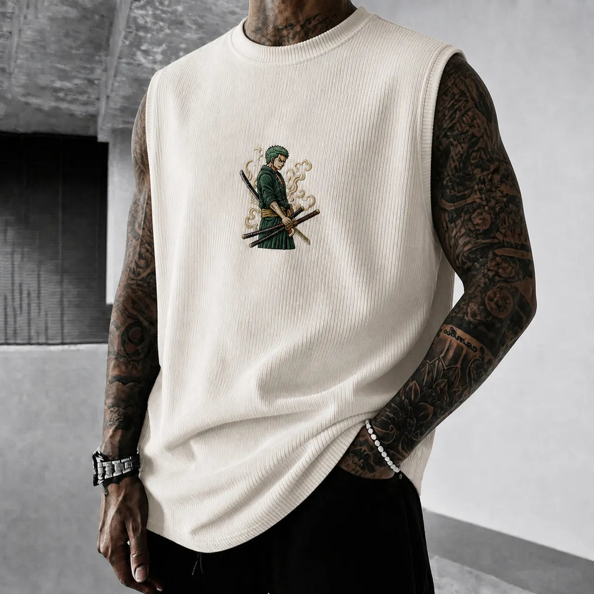 One Piece Unisex Anime-print Tank Top
