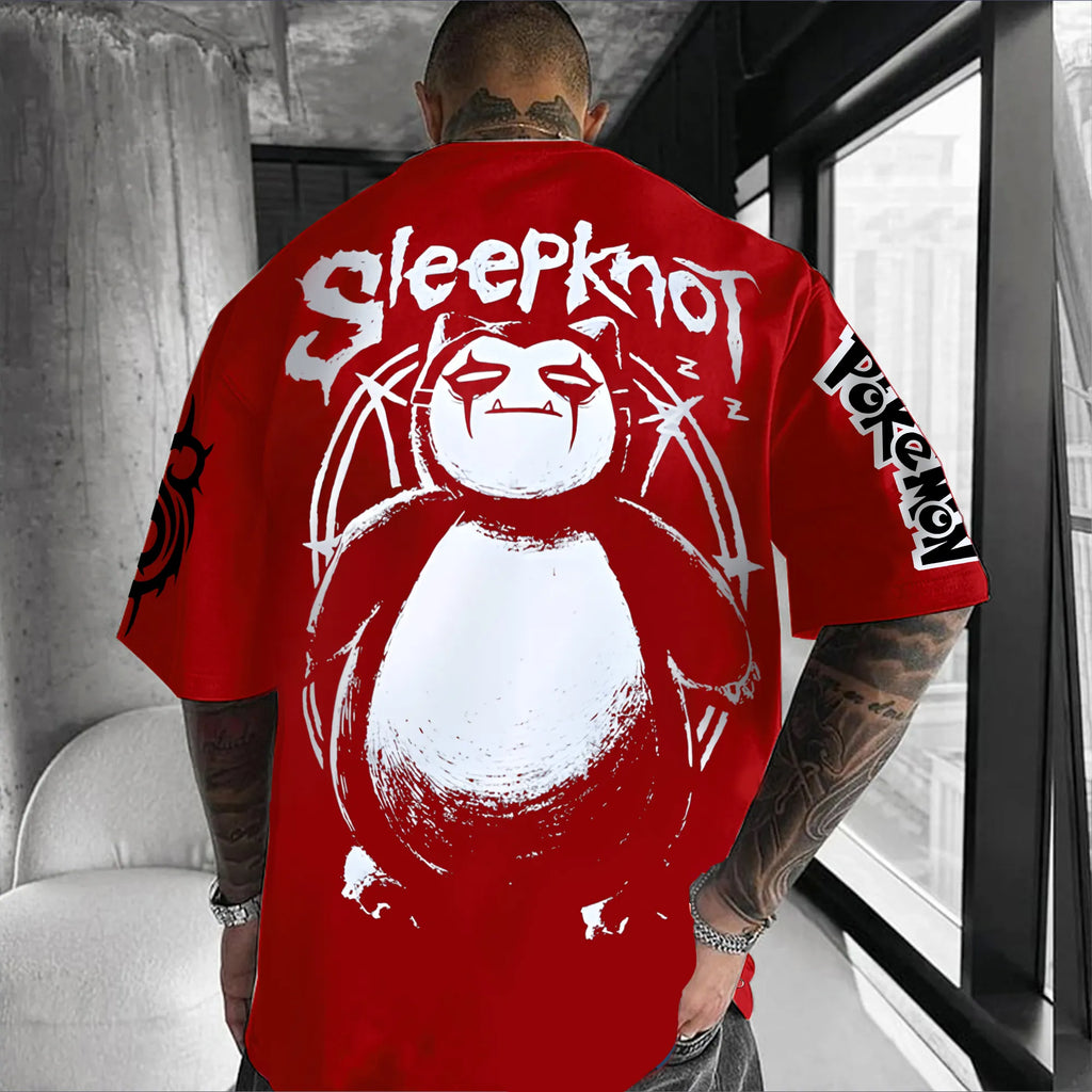 PKM-Unisex Anime Inspired Vintage T-Shirt
