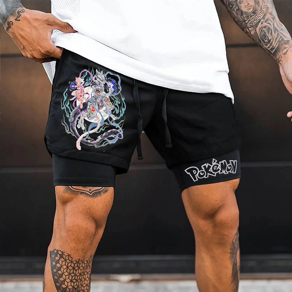 PKM-Unisex Casual Anime Streetwear Shorts
