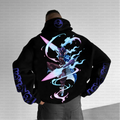 PKM-Unisex Anime Inspired Vintage Plush Hoodie
