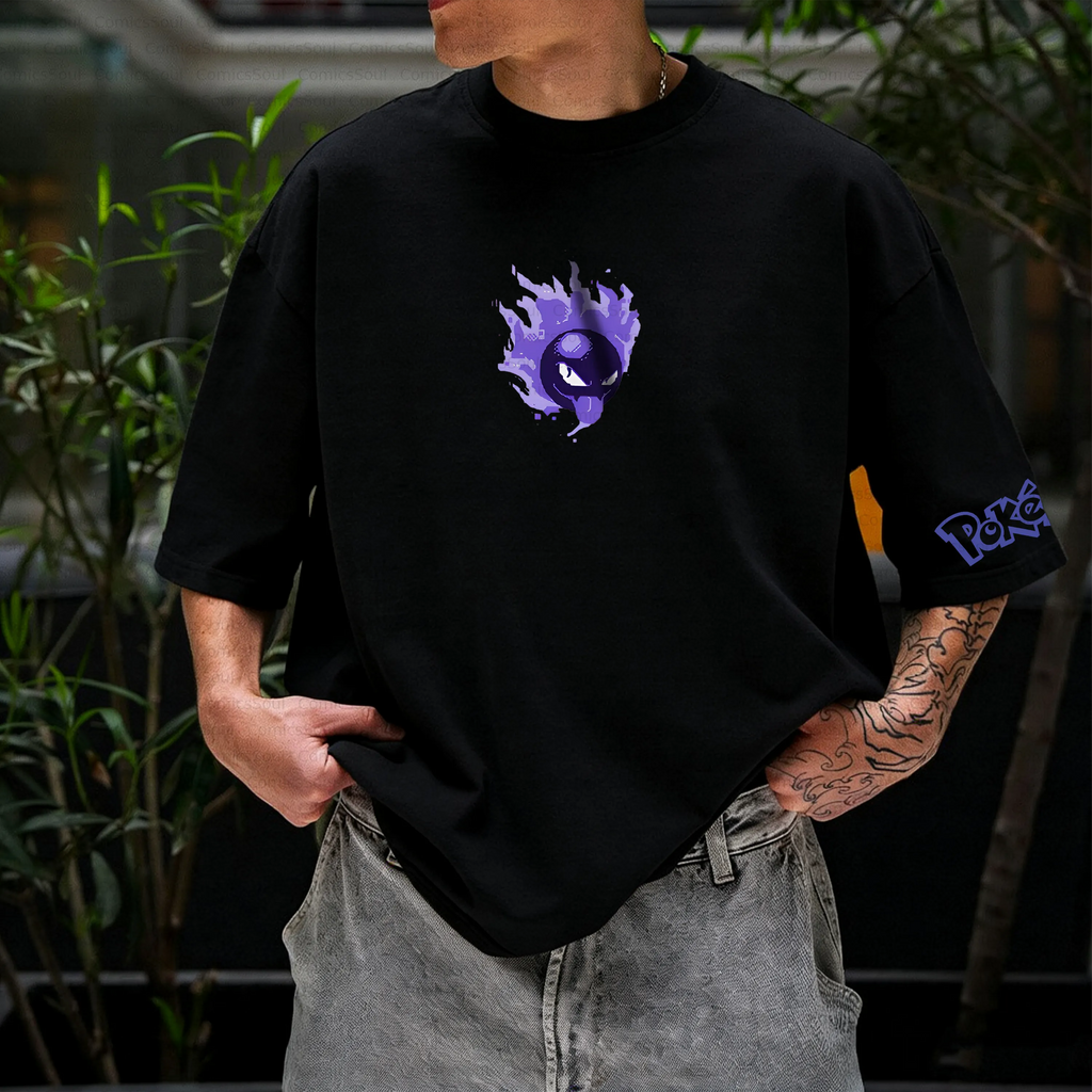 PKM-Unisex Anime Inspired Vintage T-Shirt