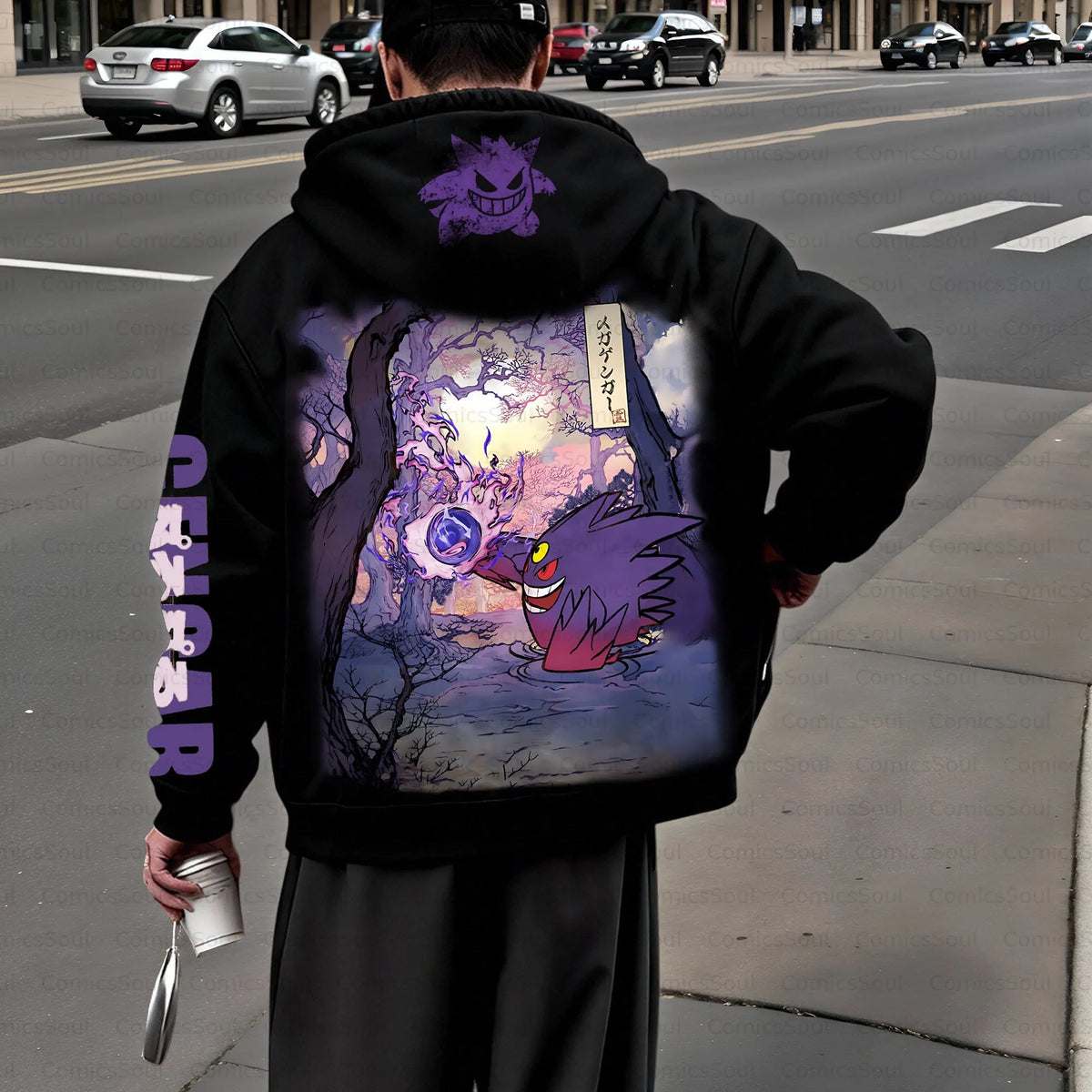 PKM-Unisex Graphic Streetwear Vintage Zipper Cardigan Plush Hoodie