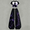 SL-T-Shirt & Elasticated Trousers Two-Piece Set