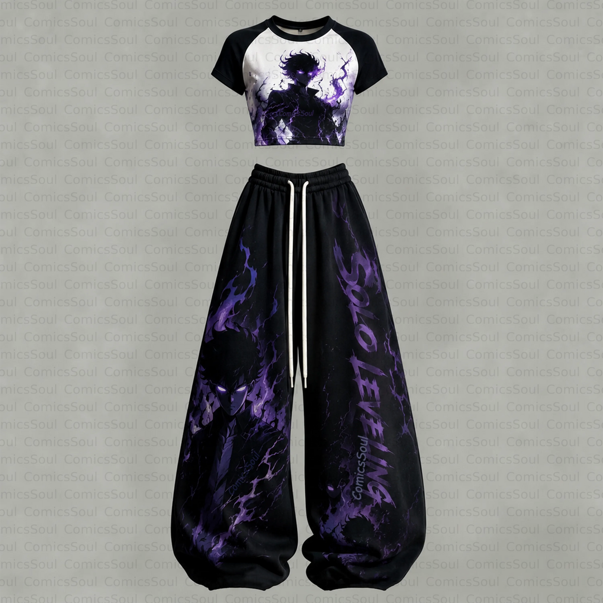 SL-T-Shirt & Elasticated Trousers Two-Piece Set