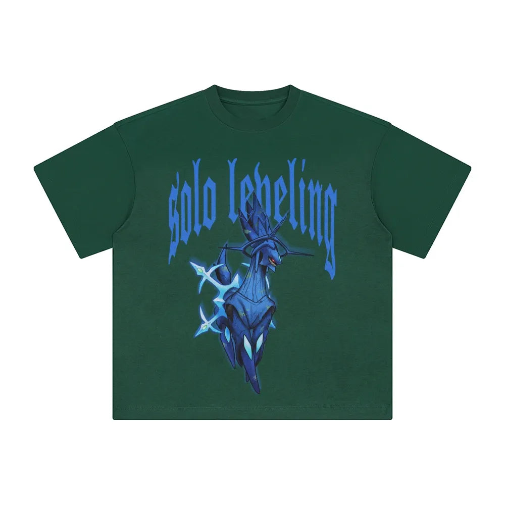 SL-Unisex Anime Inspired Washed  Vintage T-Shirt