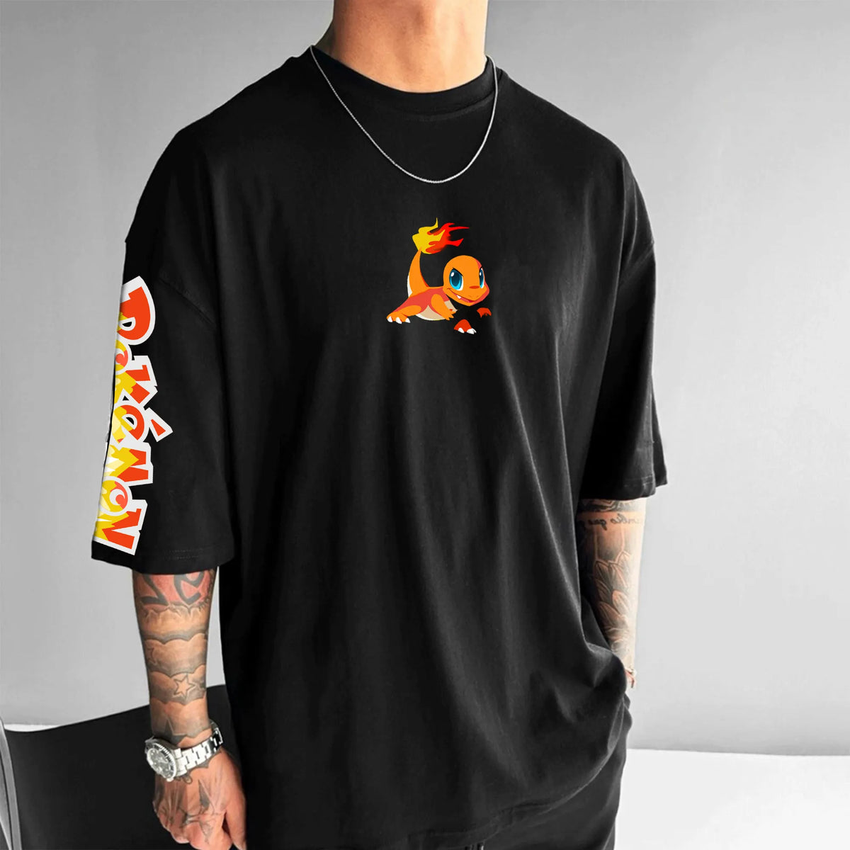 PKM-Unisex Anime Inspired Vintage T-Shirt