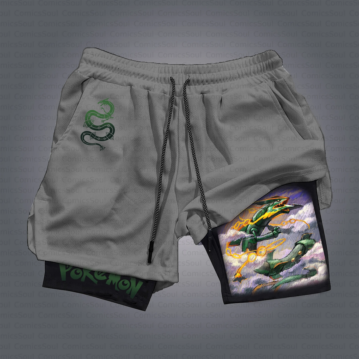 PKM-Unisex Casual Anime Style Shorts