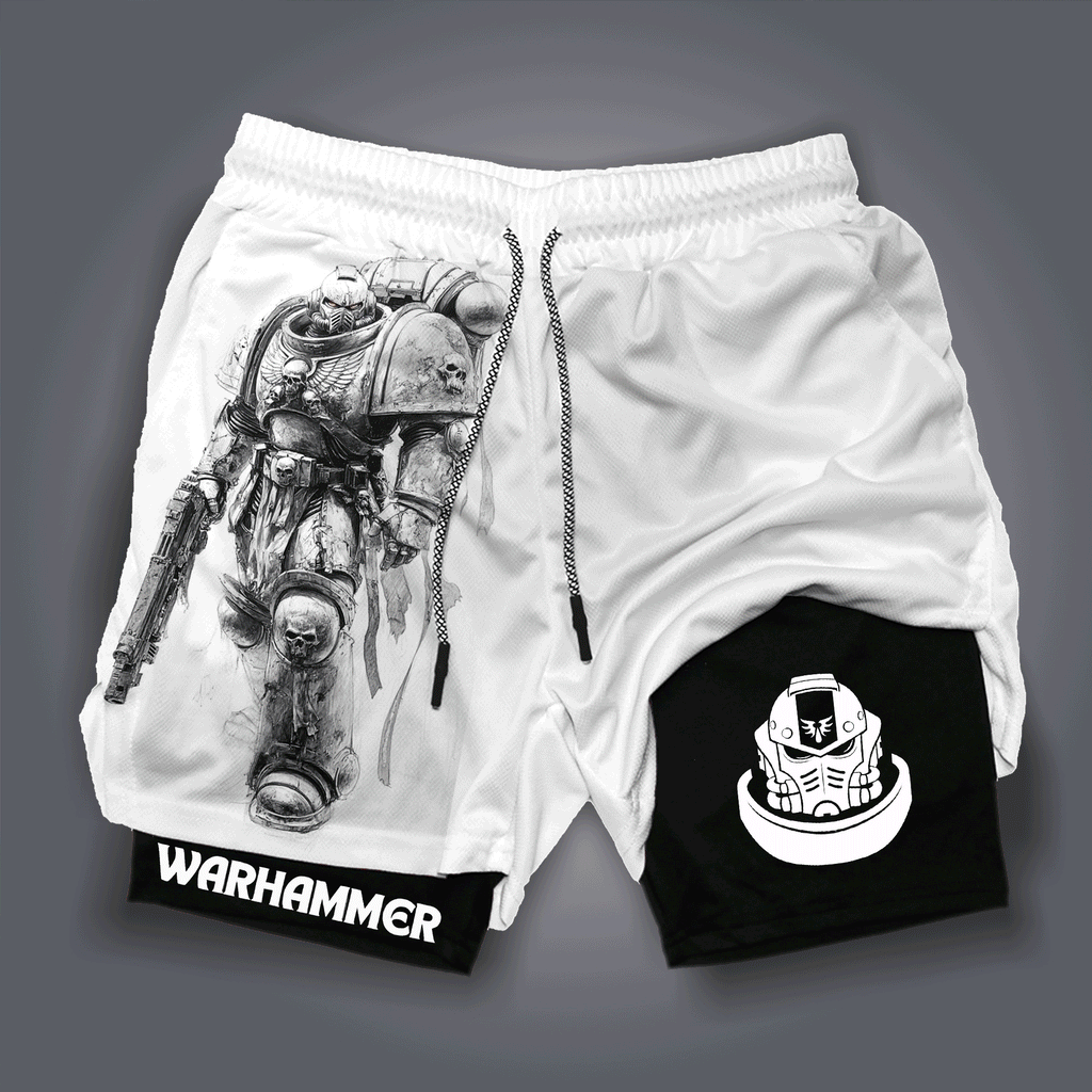 Space Marine of WH40K Art Casual Streetwear Shorts