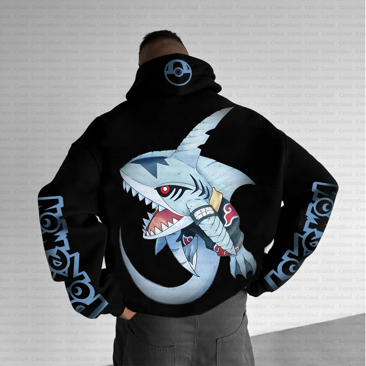 PKM-Unisex Anime Inspired Vintage Plush Hoodie