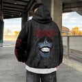 SL-Unisex  Anime Graphic Water wash Streetwear Vintage Hoodie