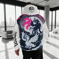 PKM-Unisex Anime Inspired Vintage Plush Hoodie