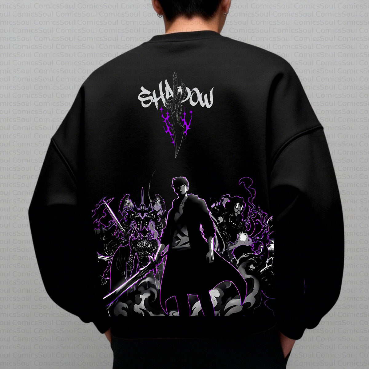 SL-Plus Velvet Unisex Anime Inspired Vintage Sweatshirt