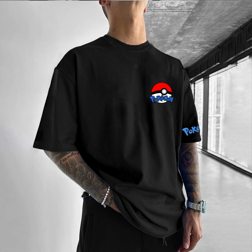 PKM-Unisex Anime Inspired Vintage T-Shirt