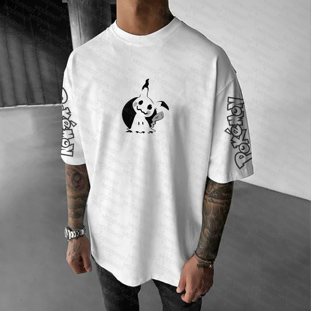 PKM-Unisex  Anime Inspired Vintage T-Shirt