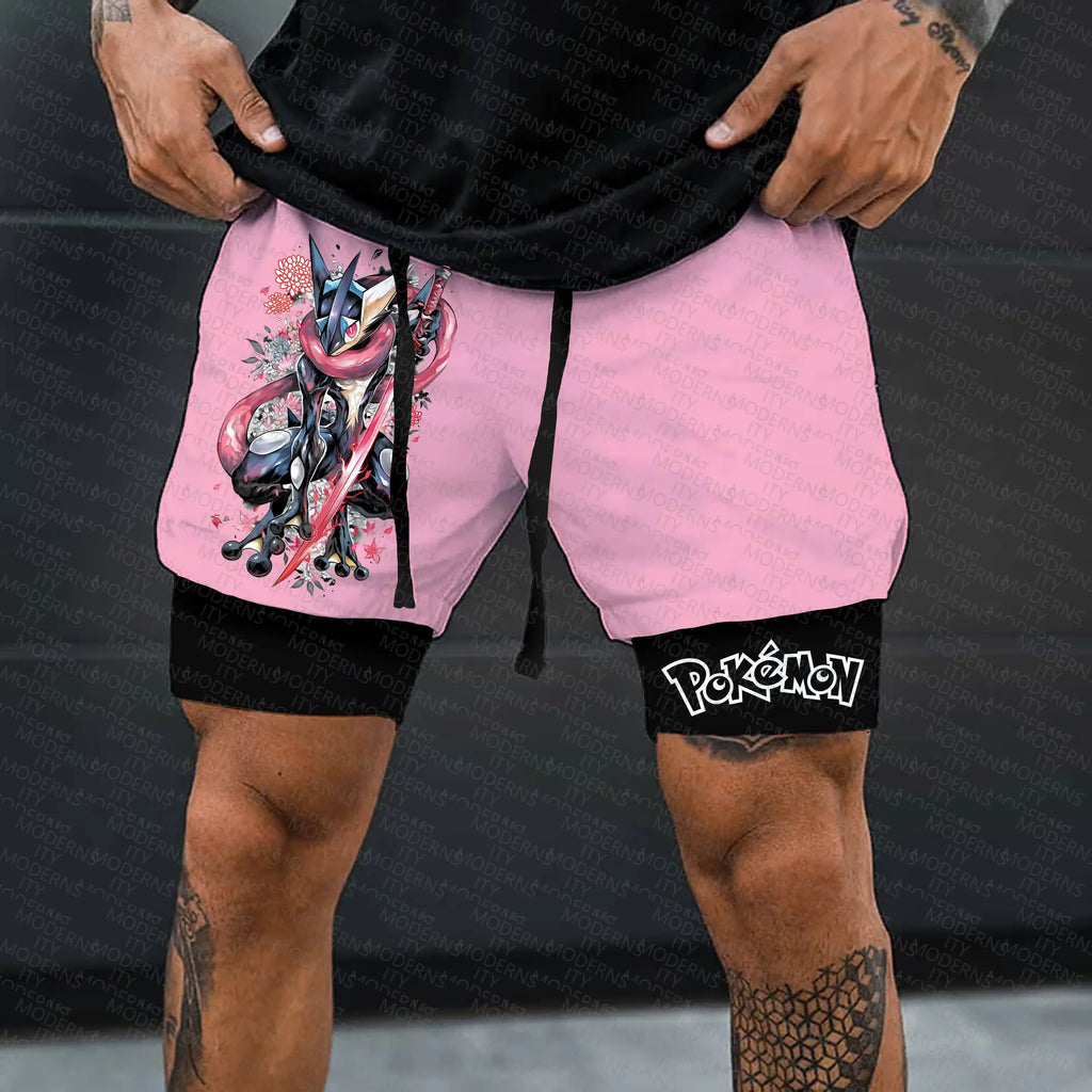 PKM-Unisex Casual Anime Streetwear Shorts
