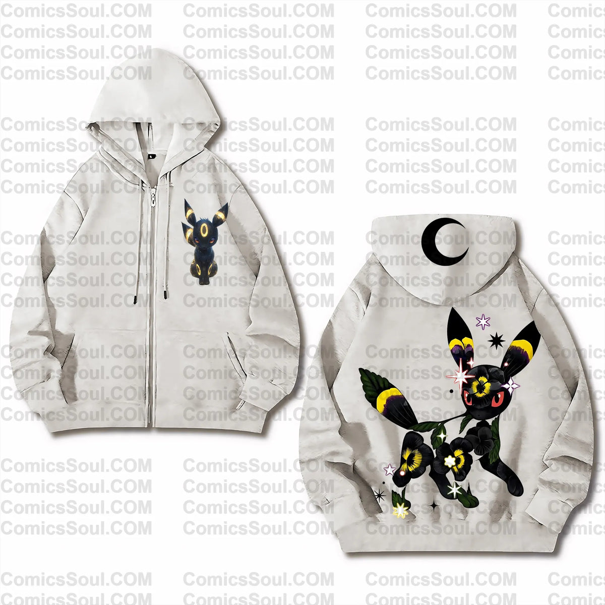PKM-Unisex Graphic Streetwear Vintage Zipper Cardigan Plush Hoodie