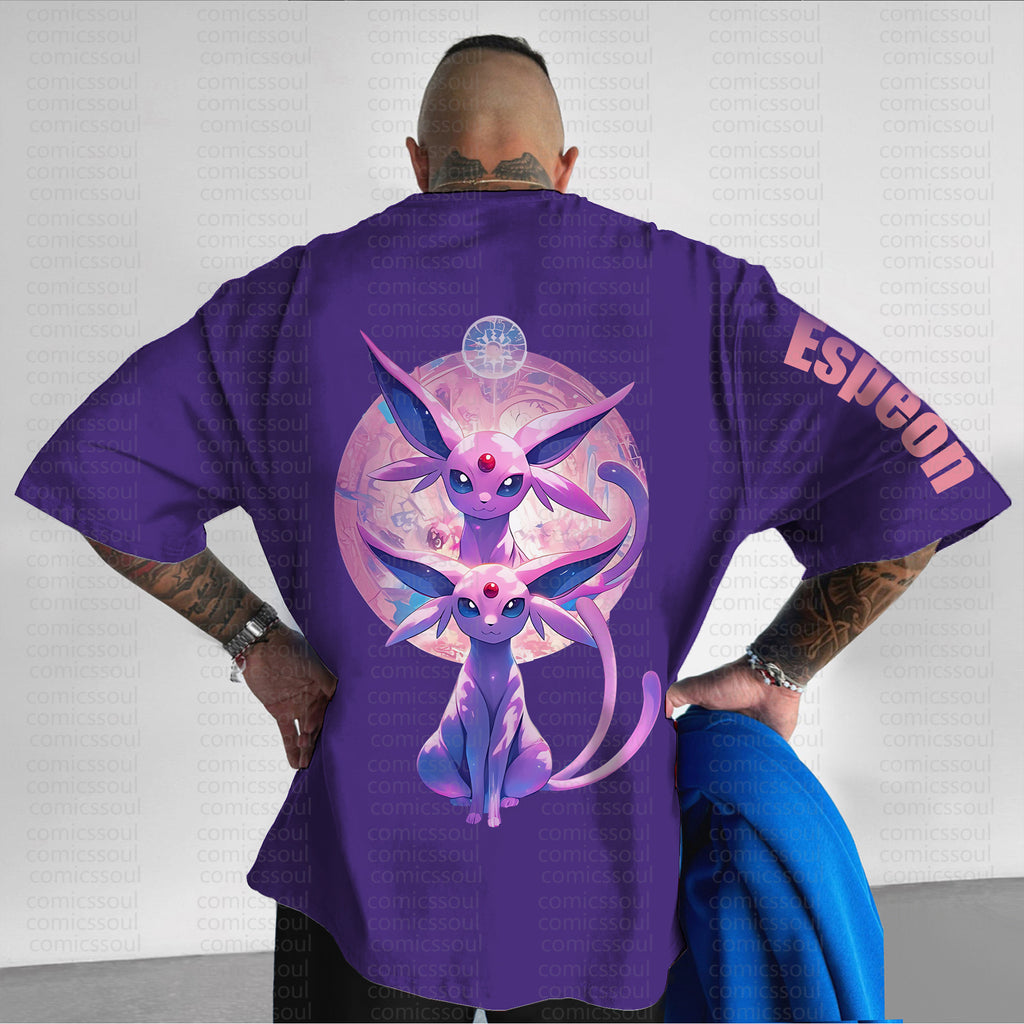 PKM-Unisex Anime Inspired Vintage T-Shirt