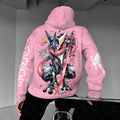 PKM-Unisex Anime Graphic Streetwear Vintage Hoodie