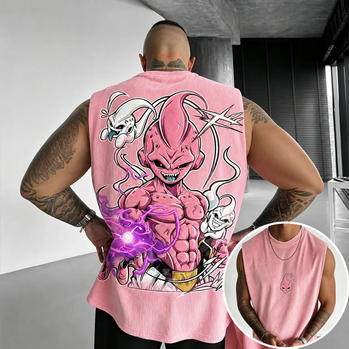 Dragon Ball Unisex Anime-Style Retro Corduroy Tank Top