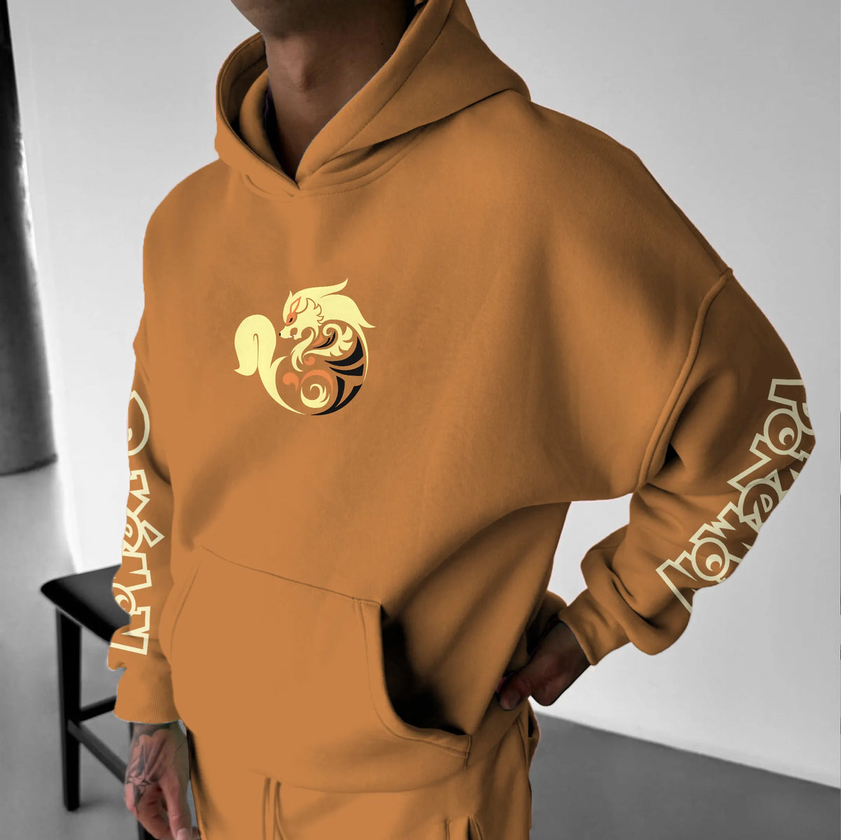 PKM-Unisex Anime Graphic Streetwear Vintage Hoodie