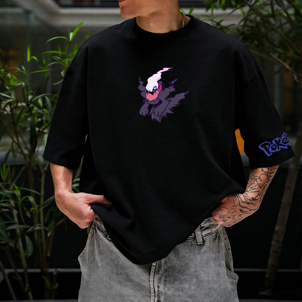 PKM-Unisex Anime Inspired Vintage T-Shirt
