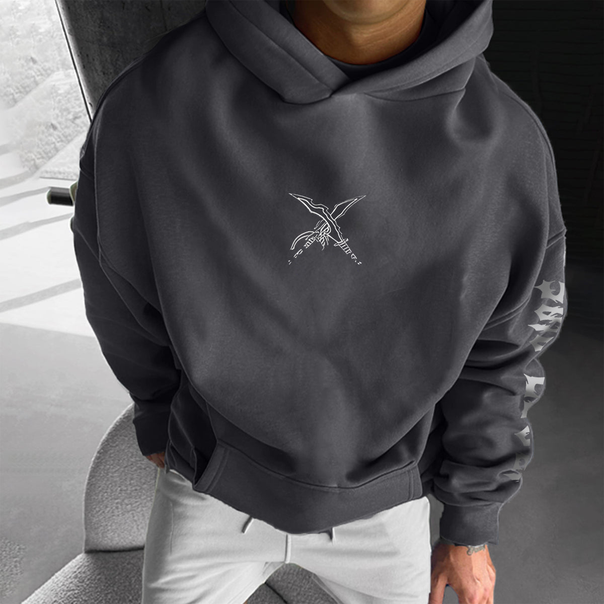 SL-Unisex Anime Graphic Streetwear Vintage Hoodie